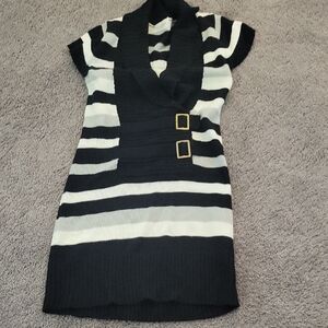 Bobbie Brooks Girls' Black and White Dress